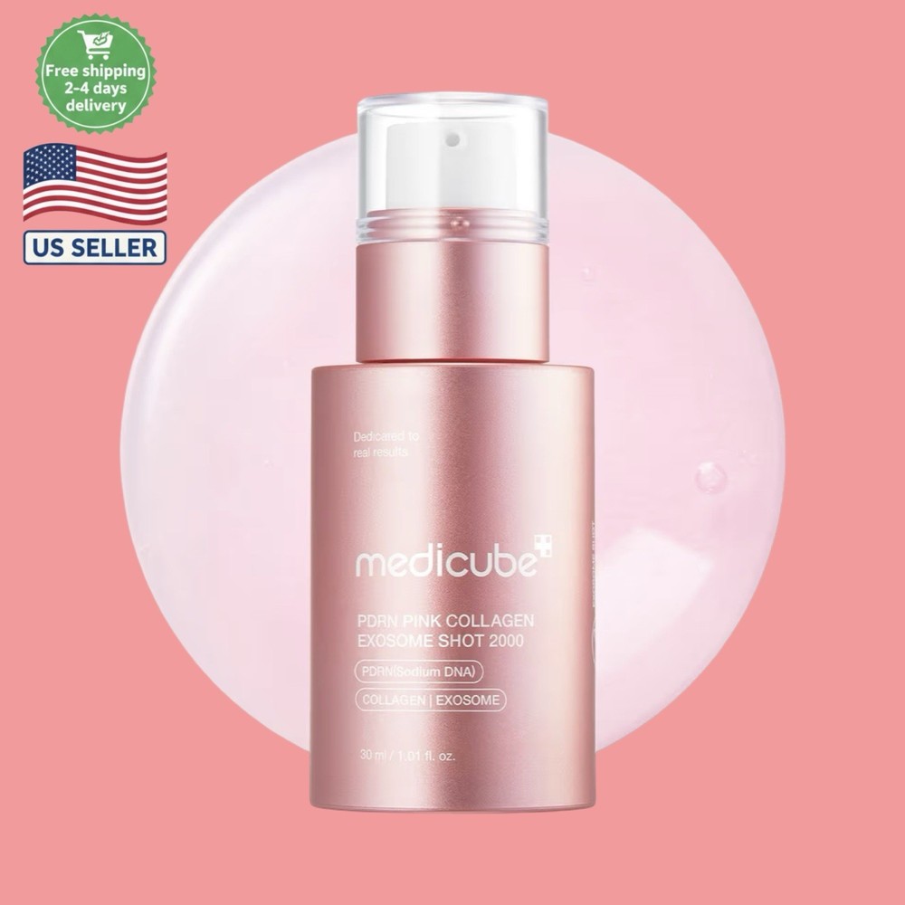 MEDICUBE PDRN Pink Collagen Exosome Shot Serum 2000 30ml / 1.01 fl.oz EXP:2028