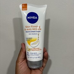 Nivea Skin Firming and Anti Wrinkle Neck and Chest Cream, 24-Hour 6.7 Oz Tube