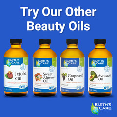 Earth&rsquo;s Care Pure Expeller Pressed Castor Oil For Hair, Skin and Eyebrows, 8 oz