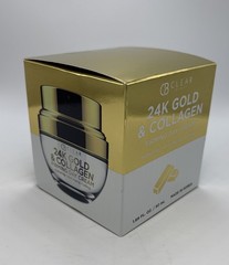 CB Clear 24K Gold &Collagen Firming Day Cream Hydrating Anti-Aging 1.69FLOZ