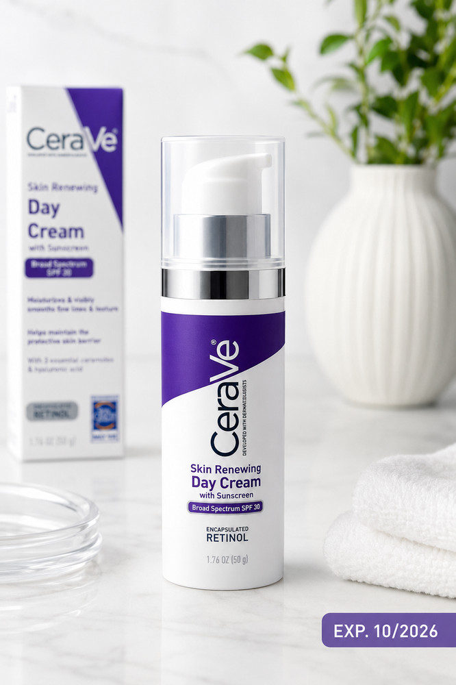 CeraVe Skin Renewing Day Cream w/ Sunscreen SPF 30 Retinol 1.76oz