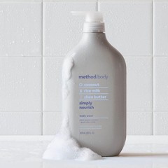 Method Body Wash Simply Nourish Coconut Rice Milk Shea Butter 28 oz