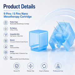 Disposable 5/9 Pin Cartridge Tips for Skin Rejuvenation Face Firming Beauty Tool