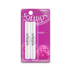 Raspberry Lip Balm SPF 20 Green Tea Extract 2 Pack Hydrating Protection Smooth