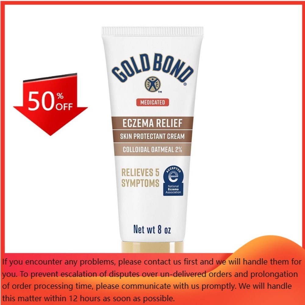 Gold Bond Eczema Relief Hand and Body Lotion for Dry Skin – Unscented – 8oz