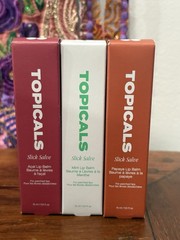 Authentic $48 Topicals Slick Salve Lip Balm In 3 Shades 15 ML Full Size New
