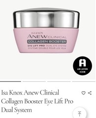Avon Isa Knox Anew Clinical Collagen Booster Eye Lift Pro Dual Eye System .33 fl