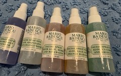 Mario Badescu Facial Spray Mini Mist Set 5 Bottles Never Used