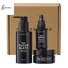 Caldera + Lab Men’s Skincare Set – The Regimen Rich Cleanser, Moisturizer & N…