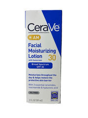 CeraVe- AM Facial Moisturizing Lotion with Sunscreen 30, 3 FL OZ.