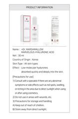DR.MARSHMALLOW MARVELOUS HYALURONIC ACID, K-BEAUTY Ampoule Serum