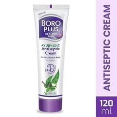 Boroplus Antiseptic Cream Provides 24Hrs Moisturisation Ayurvedic Cream (120 ml)