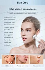 new adjustable derma stamp microneedle 120 pins skin care beard growth scalp hai