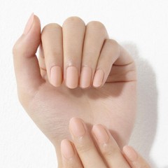 DASHING DIVA Neutral Beige Matte Sand Nail Sticker