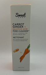 NEW NIB Sweet Chef Carrot Ginger Salicylic Acid Pore Cleanser Full SZ 150ml/5oz