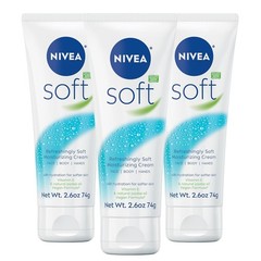 Nivea Soft Moisturizing Cream Lightweight Facial Moisturizer for Dry Skin