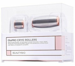 BeautyBio GloPRO Skin Icing Cryo Roller Duo Attachment Heads Eyes + Face & Body!