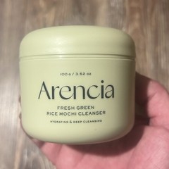 Arencia Fresh Green Rice Mochi Cleanser 100g/3.52 oz Face Wash K-Beauty 5/2028