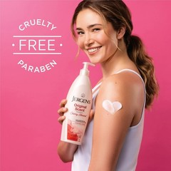 Jergens Original Scent with Cherry Almond Body Lotion Moisturizer for Dry Skin,