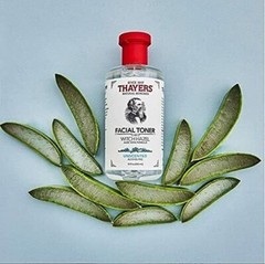 THAYERS Alcohol Free Unscented Witch Hazel Facial Toner w Aloe Vera 12oz