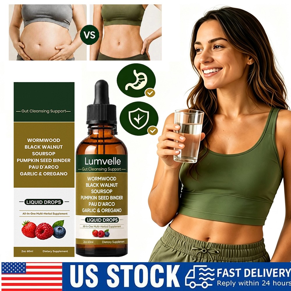 Wild Harvested Wormwood DropsNatural Herbal Supports Digestive Balance USA