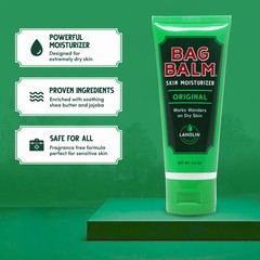 Bag Balm Vermont&rsquo;s Original Hand Moisturizer, Hand Balm for Dry Skin, Cracked Ha