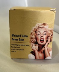 Whipped Beef Tallow and Honey Balm: Grass Fed Grass Finished Face Cream – Tallow