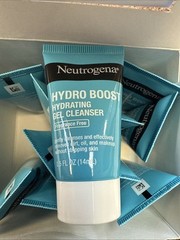 12 Pcs Neutrogena Hydro Boost Hydrating Gel Cleanser Frag Free Travel Sz 0.5