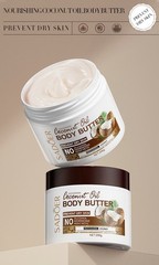 New Sadoer Coconut Oil Body Butter Prevent Dry Skin 200g