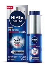 Nivea Mens Age Defense Advanced Serum 2 In 1 1fl Oz For Dark Spots And Wrinkles