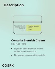 COSRX Centella Blemish Cream, 1.05 fl.oz / 30g