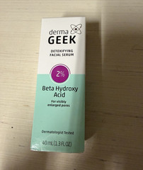 Derma GEEK Facial Serum 2% BHA Salicylic Acid Enlarged Pores 40 mL