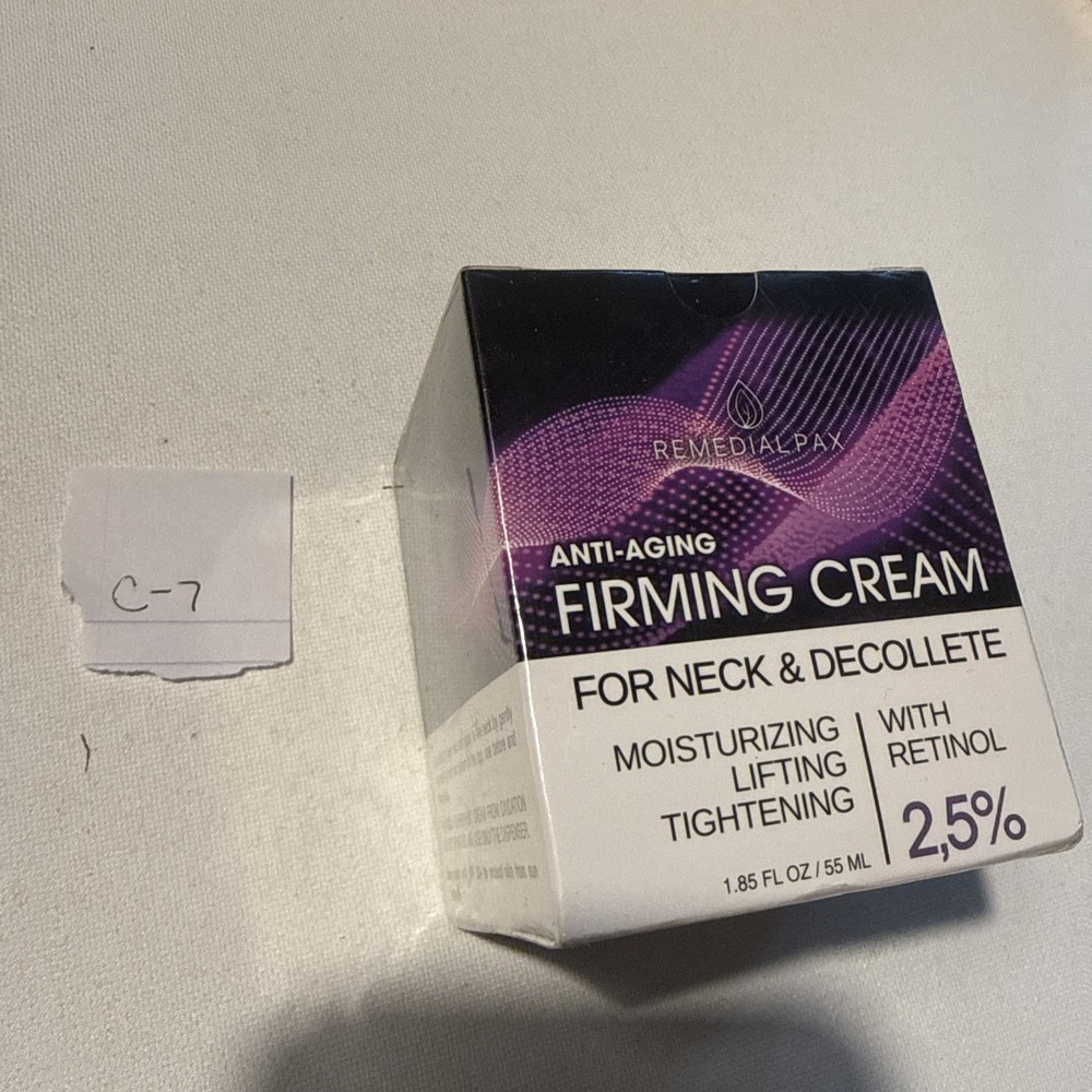 REMEDIAL Anti Aging Neck Firming Cream Moisturizing Lifting 1.7FL Exp 1/28