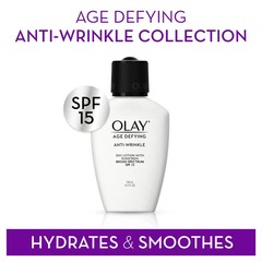 Olay Age Defying Anti Wrinkle Day Face Lotion SPF 15 3.4 fl oz (3 Pack)