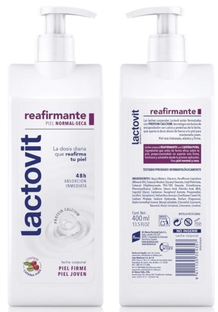 Lactovit Body Lotion 13.5 Oz Loción Corporal Reafirmante Made Spain