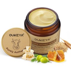 OUKEYA 100% Grass-Fed Beef Tallow Balm Intense Hydration Balm For Skin 3.88 oz