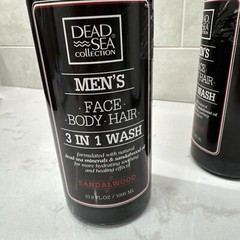 Hydrating & Clarifying Men&rsquo;s 3-in-1 Face Hair & Body Wash (2-Pack)