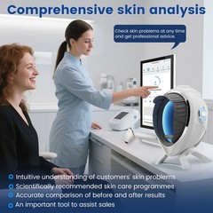 AI Face Scalp Analyzer Facial Scanner Skin Analyzer Machine Home/Salon Use