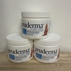 Pruderma UREA 25 Intensive Hydrating Cream 6 oz – 3 Pack EXP-01/26