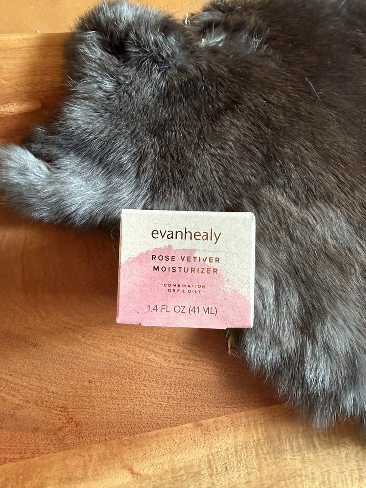 EVANHEALY ROSE VETIVER MOISTURIZER COMBINATION DRY & OILY 1.4 OZ. Exp 11/27