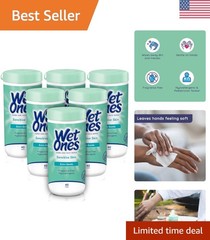 Sensitive Skin Hand and Face Wipes Unscented 40ct Canister 6 Pack
