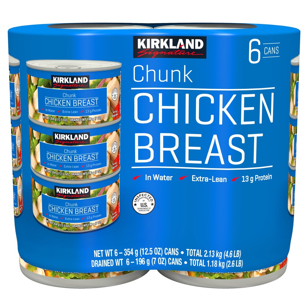 Kirkland Signature, Chicken Breast, 12.5 oz, 6-Count