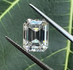 4 Ct Emerald Cut Lab Grown CVD Diamond Loose D-Color VVS1 Clarity Certified