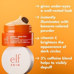 Illuminate & Refresh with Mini Bright + Brew-tiful Eye Cream: & Hydrating