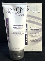 3 satin smooth renewal facial cleanser advanced series 5oz ea