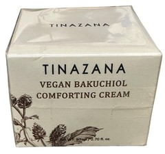 TINAZANA Vegan Bakuchiol Comforting Cream 2.70 oz. New Sealed Exp. 09/2026