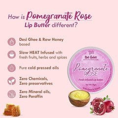 Nat Habit Pomegranate Rose Fresh Infused Lip Butter (10 g),