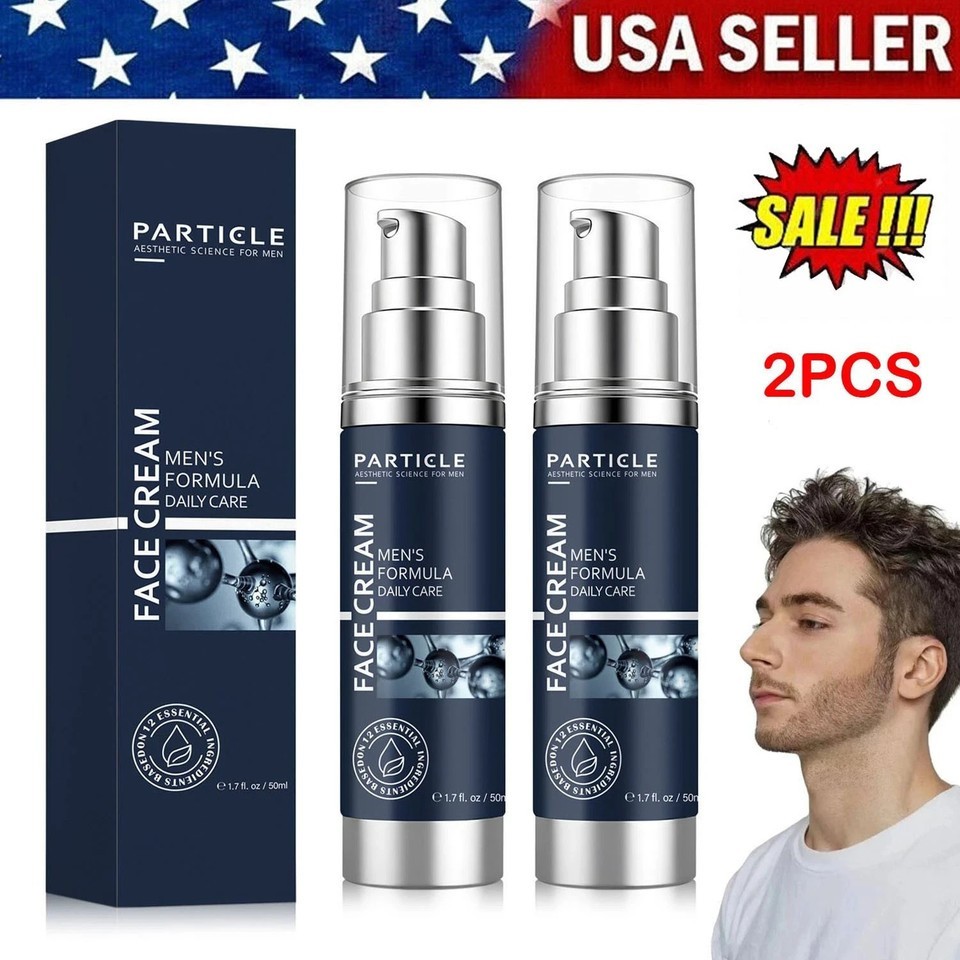 2X Particle Face Cream Men 6 in 1 Anti-Aging Cream Fights Eye Bags Dark Spots US