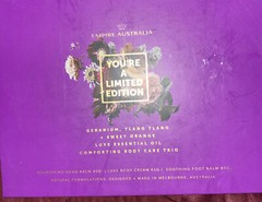 Empire Australia~ Body Care Trio 3pc Set~ Geranium, Ylang Ylang, Sweet Orange~