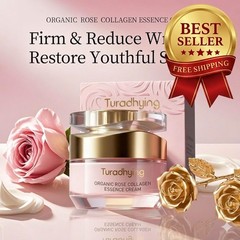 Organic Rose Collagen Firming Cream Anti Aging Wrinkle Skin Tightening Body Care